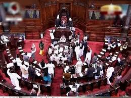 rajyasabhaagaindisruptedoverconversionissue